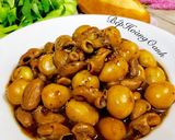 Hình bước làm 4 của món PHÁ LẤU BAO TỬ CÁ BA SA+TRỨNG CÚT