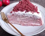 Foto langkah ke 5 dari resep Mille Crepes Red Velvet.
