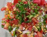A picture of step 4 of Kurkuray ki chatpati chaat.