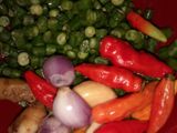Sambal pencok kacang panjang