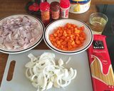 Foto del paso 1 de la receta: Tallarines🍝 con calamar "chipirón"🦑