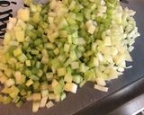 A picture of step 2 of Marinated Celery Salad with Tuna and Lemon.