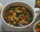 A picture of step 9 of Mushroom Vegetable Soup.