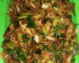 Foto langkah ke 17 dari resep Tongkol Mercon with Pete plus Daun kemangi bumbu Ebi.