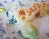 Foto del paso 7 de la receta Falsos canelones de Puerro con Espinacas y Requesón