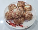 Hình bước làm 2 của món Bánh bao nướng nhân thập cẩm