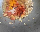 A picture of step 2 of Lasooni Aloo Palak !!.