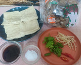 舞菇豆皮燒的食譜步驟1照片