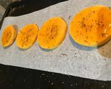 Foto del paso 1 de la receta Calabaza asada con roquefort y nueces