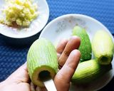 A picture of step 2 of Stuffed pointed gourd with prawn/ chingri patoler dorma.