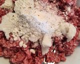 A picture of step 1 of M n Ms! Mushrooms and meatballs!.