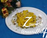 A picture of step 5 of Bombay Ice Halwa or Mahim Halwa.