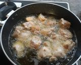A picture of step 2 of Chilli Chicken.