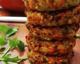 Une image de l'étape 8 de Galettes de légumes rapés.