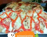 Foto langkah ke 6 dari resep Pastel Tutup with chicken bolognese sauce.
