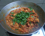 A picture of step 5 of Mysore masala dosa (Street style).