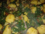 Spinach potatoes