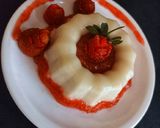 Foto del paso 11 de la receta: Panna cotta de coco con cuolis de fresa