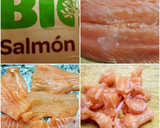 Foto del paso 4 de la receta: Tartar de Salmón marinado con vinagreta de Mango sobre Aguacate