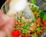 A picture of step 4 of ⭐ Diet Water Chestnut– Black Chickpea Bhel.