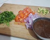 A picture of step 1 of Bhel.