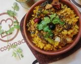 A picture of step 4 of Moong daal fry.