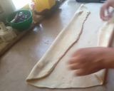 A picture of step 6 of Perfect puff pastry dough +patties.