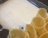 A picture of step 7 of Cannelloni Towers with Filling.
