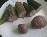 A picture of step 1 of Raw banana kofta curry(kacche kele ke kofte).