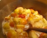 A picture of step 2 of Pink apple jelly with Christmas flavour.