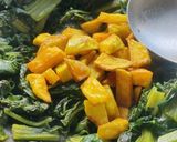 A picture of step 7 of Rayo Saag Ki Sabji.