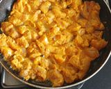 A picture of step 2 of Butter chicken pasta.