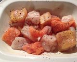 A picture of step 1 of Creamy Fish Gratin.