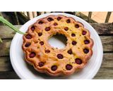 Une image de l'étape 12 de Gâteau moelleux à l’avocat et framboises.
