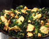 Foto del paso 9 de la receta Tacos de pollo y Kale con salsa de mango 🌮