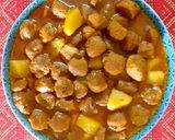 সয়াবিন ও আলুর তেল ঝাল রেসিপির ধাপ 4 ছবি