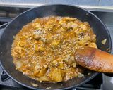 Une image de l'étape 13 de Poulet au curry,gingembre et amandes.