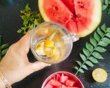 A picture of step 1 of WATERMELON 🍉 LEMON Mojito.