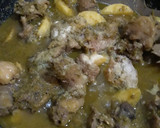 Foto langkah ke 6 dari resep Ayam Merah Masak Gota (tanpa darah).