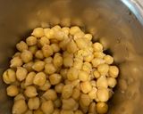 A picture of step 2 of Lebanese stuffed in pita bread.