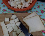 Foto langkah ke 2 dari resep Puding roti choco cheese.