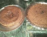A picture of step 10 of Eggless chocolate cake without oven.