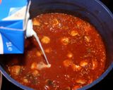 Húsos-gombás fusilli recept fázis 5 fotója