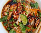 A picture of step 9 of Teriyaki Chicken Noodle Soup.
