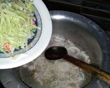 A picture of step 6 of Band Gobhi rice.