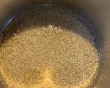 A picture of step 1 of Quinoa curd rice.