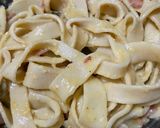 Foto del paso 11 de la receta: Tagliatelle alla carbonara (Tallarines a la carbonara)