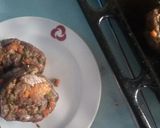 A picture of step 12 of Vegetable stuffed orange beef.