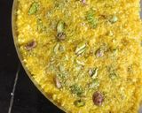 A picture of step 3 of Mango Kalakand.