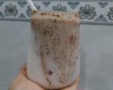Hình bước làm 1 của món Cacao sữa dừa